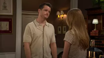 NN07 Nolan Shirt worn by  Kyle Abbott (Michael Mealor) as seen in The Young and the Restless on August 27, 2025