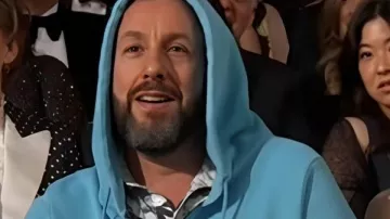Sudadera con capucha de los Oscar de Adam Sandler en los Oscar 2025: Adam Sandler sale después de la divertida excavación de Conan O'Brien sobre sus pantalones cortos
