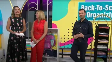 Veste en jean extensible Todd Snyder en Indigo Rinse portée par Preston Konrad, comme on le voit dans Today le 1er septembre 2025