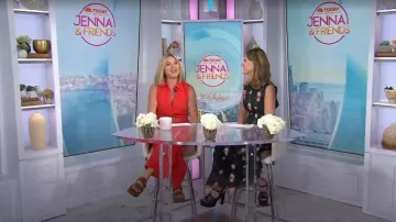 Celine Polly Wedge Mule worn by Jenna Bush Hager as seen in Today with Jenna & Friends on September 1, 2025