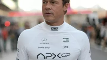 Brad Pitt F1 2025 White Shirt worn by Sonny Hayes (Brad Pitt) in F1