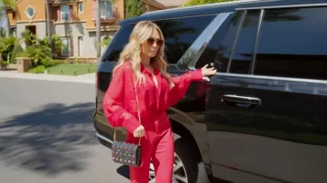 Christian Louboutin Paloma Clutch Embellished Leather Small worn by Tamra Judge as seen in The Real Housewives of Orange County (S19E08)