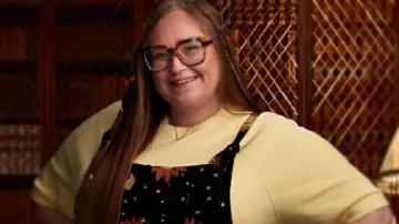 The Inheritance Moon & Stars Print Black Overalls worn by (Hannah Waddingham) as seen in The Inheritance (S01E01)