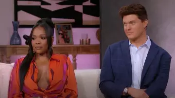 Fashion Nova Gabriella Long Sleeve Maxi Dress worn by Jasmine Goode as seen in The Valley (S02E16)