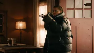 Rick Owens Mountain Jacket worn by Robyn McCall (Queen Latifah) as seen in The Equalizer (S05E18)