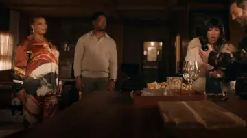 McQueen Wide Leg Trousers worn by Robyn McCall (Queen Latifah) as seen in The Equalizer (S05E18)