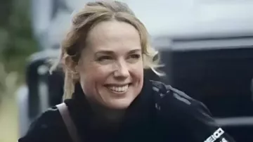 F1 The Movie Black Racing Jacket worn by Kate McKenna (Kerry Condon) as seen in F1