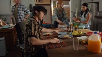Le 31 Retro Jacquard Polo worn by Isaac Garcia (Isaac Arellanes) as seen in My Life with the Walter Boys (S02E01)