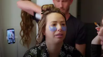 Mason Grey LA Kaia Cloud Jersey Kimono Robe worn by Kristen Doute as seen in The Valley (S02E16)