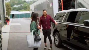 Christian Dior C'est Bag worn by Michelle Saniei Lally as seen in The Valley (S02E16)