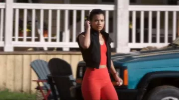Alo Yoga In Motion Vest worn by Jackie Howard (Nikki Rodriguez) as seen in My Life with the Walter Boys (S02E04)