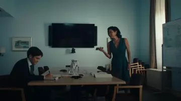 M.M. Lafleur The Angel Elegant Dress worn by Michelle Sanders (Gloria Reuben) as seen in The Better Sister (S01E05)