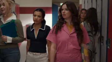 Pistola Grover Short Sleeve Jumpsuit worn by Grace (Ellie O'Brien) as seen in My Life with the Walter Boys (S02E06)