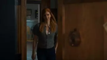 Doen Anisa Cardigan worn by Katherine Walter (Sarah Rafferty) as seen in My Life with the Walter Boys (S02E06)