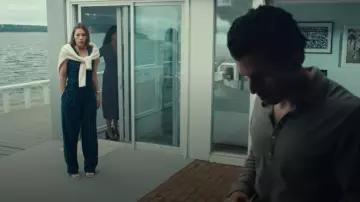 Jimmy Choo Hawke 70 Embellished Leather Slingback Sandals worn by Chloe Taylor (Jessica Biel) as seen in The Better Sister (S01E07)