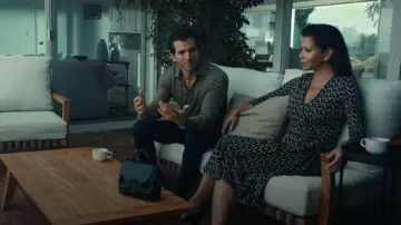 Hobbs London Katalina Printed Jersey Dress worn by Gloria Reuben (Michelle Sanders) as seen in The Better Sister (S01E07)