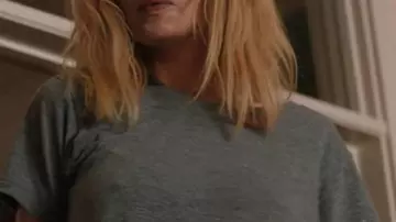 Beth Dutton Grey T-Shirt worn by Beth Dutton (Kelly Reilly) in Yellowstone (S05)