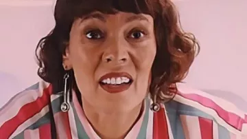 The Roses Striped Shirt worn by Ivy (Olivia Colman) as seen in The Roses