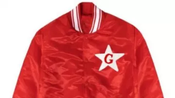 The Glass Tappers Red Satin Bomber Jacket of Tyler The Creator