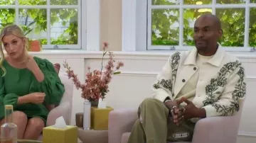 Kartik Research Almora Embroidered Relaxed-Fit Wool Jacket worn by Paul C Brunson as seen in Celebs Go Dating (S014E13)