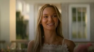 Top de prado de la Reforma usado por Sophia Kinney (Lilah Pate) como se ve en The Runarounds (S01E03)