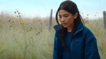 Alo Yoga Polar Fleece Cropped Wintry Mix Jacket worn by Jackie Howard (Nikki Rodriguez) as seen in My Life with the Walter Boys (S02E08)