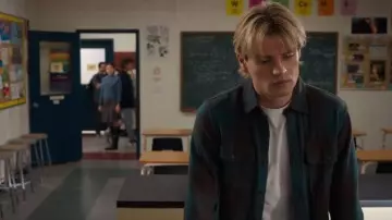 L.L. Bean Heritage Chemise boutonnée en flanelle de coton portée par Cole Walter (Noah LaLonde) comme on le voit dans Ma vie avec les Walter Boys (S02E08)