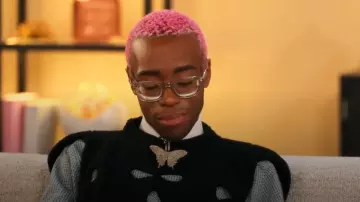 Generic Razered Men Women Hip Hop Butterfly Pendant Necklace worn by Brian as seen in Caught in the Act: Double Life (S01E08)