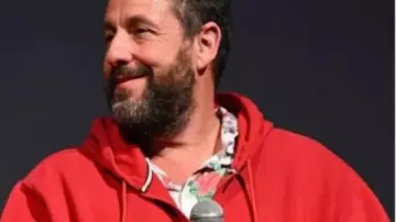 Adam Sandler 2025 Telluride Film Festival Red Hoodie