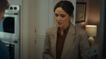 Blank NYC Show Business Blazer worn by Sylvia (Rose Byrne) as seen in Platonic (S02E05)