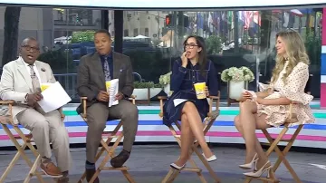 Sam Edelman Odette Pointed Toe Slingback Pump worn by Nikki Novak as seen in Today on September 2, 2025