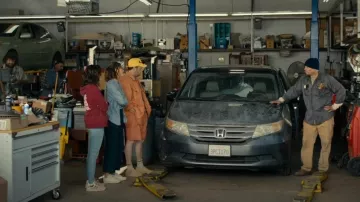Pantalones cortos Jungle Fatigue de Engineered Garments usados por Will (Seth Rogen) como se ve en Platonic (S02E06)