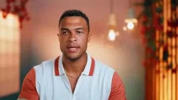 Polo de seda de algodón Boss usado por Dale Moss como se ve en Bachelor in Paradise (S10E09)