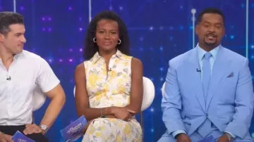Rachel Parcell Sleeveless Shirt Dress worn by Janai Norman as seen in Good Morning America on September 3, 2025l