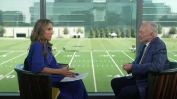 Roksanda x RTR Bow Back Midi Dress worn by Rhiannon Ally as seen in Good Morning America on September 3, 2025