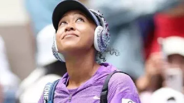 Naomi Osaka 2025 US Open Purple Jacket in Naomi Osaka vs. Coco Gauff Highlights | Omnium des États-Unis 2025 - 4e tour