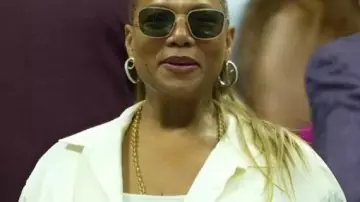 US Open Shirt worn by Queen Latifah in All Hail the Queen Latifah takes over the US Open blue carpet ????✨