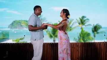 Vestido largo Resa Chelsea en Aspen usado por Alexe Godin como se ve en Bachelor in Paradise (T10E10)