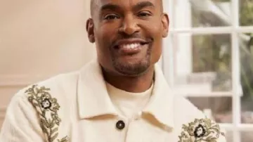 Celebs Go Dating Leaf Embroidered Jacket worn by (Paul Carrick Brunson) as seen in Celebs Go Dating (S13E13)