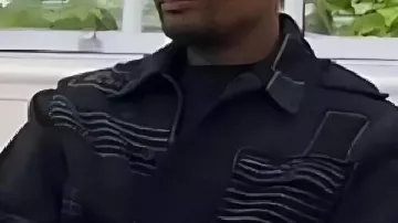 Paul C Brunson Veste embellie portée par Self (Paul Carrick Brunson) dans Celebs Go Dating (S13)