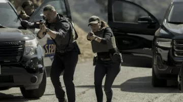 Camo Hat Cap worn by Mac Wilson (Christina Vidal) as seen in The Terminal List (S01)