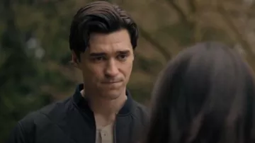 Levis Flight Bomber Jacket worn by Liam (Lachlan Quarmby) as seen in Providence Falls (S01E03)