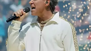 Final de la Copa Mundial de Clubes de la FIFA 2025 Robbie Williams Chaqueta usada por Robbie Williams en el video de YouTube Robbie Williams y Laura Pausini interpretan 'Desire' en la Copa Mundial de Clubes de la FIFA
