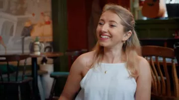 Mango Halter Neck Top worn by Shannon as seen in 90 Day Fiancé UK (S04E04)