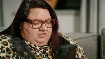 Vivienne Westwood Tartan Sunglasses worn by Sam as seen in 90 Day Fiancé UK (S04E07)