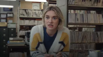 Ba&Sh Bity Cardigan worn by Mare Pritti (Chelsea Frei) as seen in The Paper (S01E02)