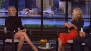 Khaite Jaxon Miniskirt worn by Julianne Hough as seen in LIVE with Kelly and Mark on  September 4, 2025