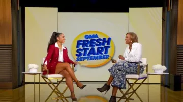 Alice + Olivia Conry Shorts worn by Robin Arzon as seen in Good Morning America on September 4, 2025