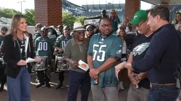 Nike Philadelphia Eagles Vapor Untouchable Jason Peters Jersey worn by Savannah Guthrie as seen in Today on  September 4, 2025