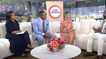 Manolo Blahnik Patent Leather Mary Jane Pumps worn by Laura Jarrett as seen in Today on September 4, 2025